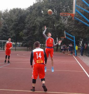 Боротьба під кошиком за м'яч