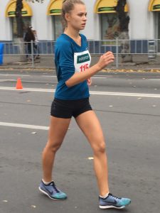Юлія Кушка срібна призерка чемпіонат України та XXI міжнародний Кубок "Вечірній Івано-Франківськ" зі спортивної ходьби