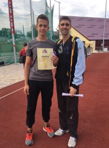 Ілля Гарькавий став срібним призером чемпіонату України з легкої атлетики